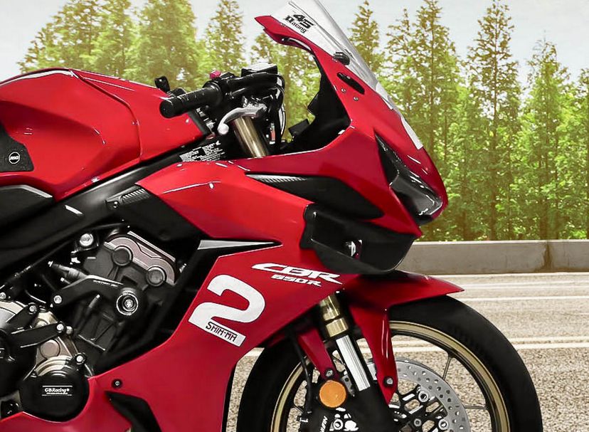 オートバイサイドフェアリング固定翼レトロフィットエアロダイナミック