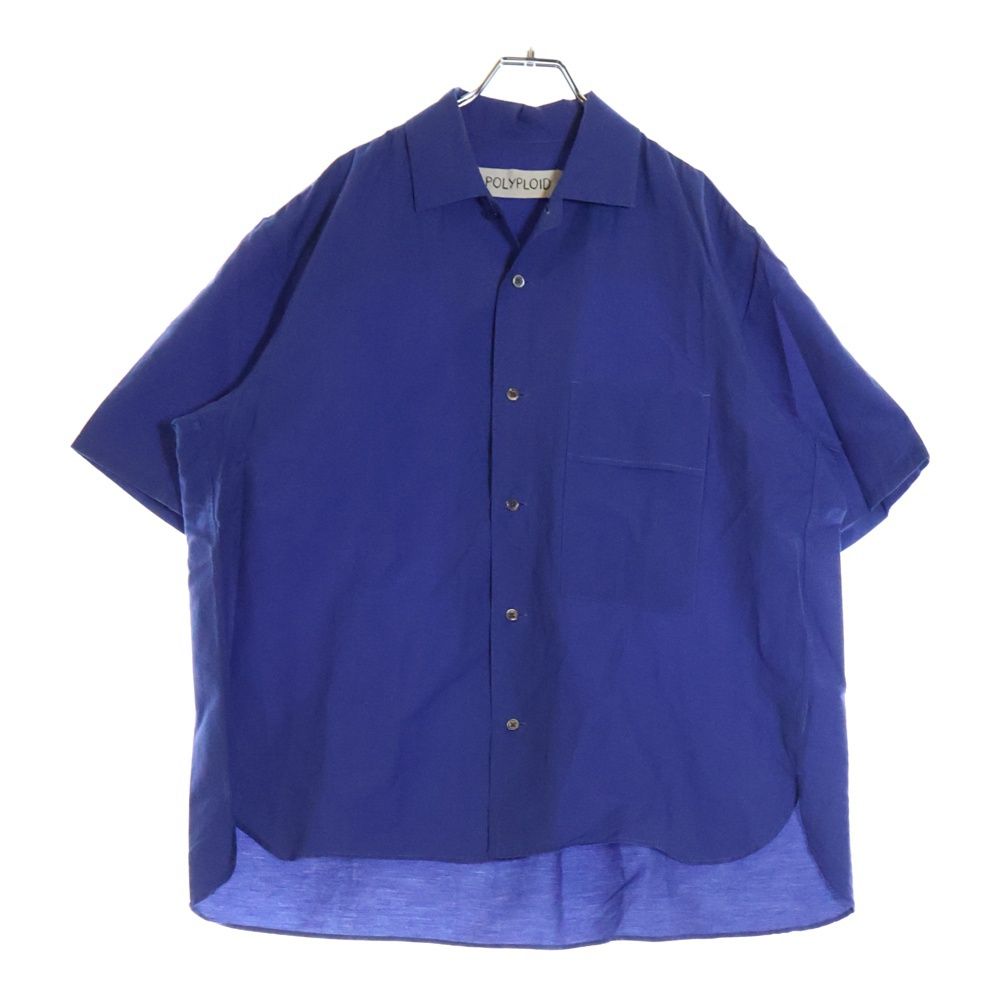 POLYPLOID 半袖コットンシャツ POLYPLOID (ポリプロイド) CAMP COLLAR SHIRT コットンシルク