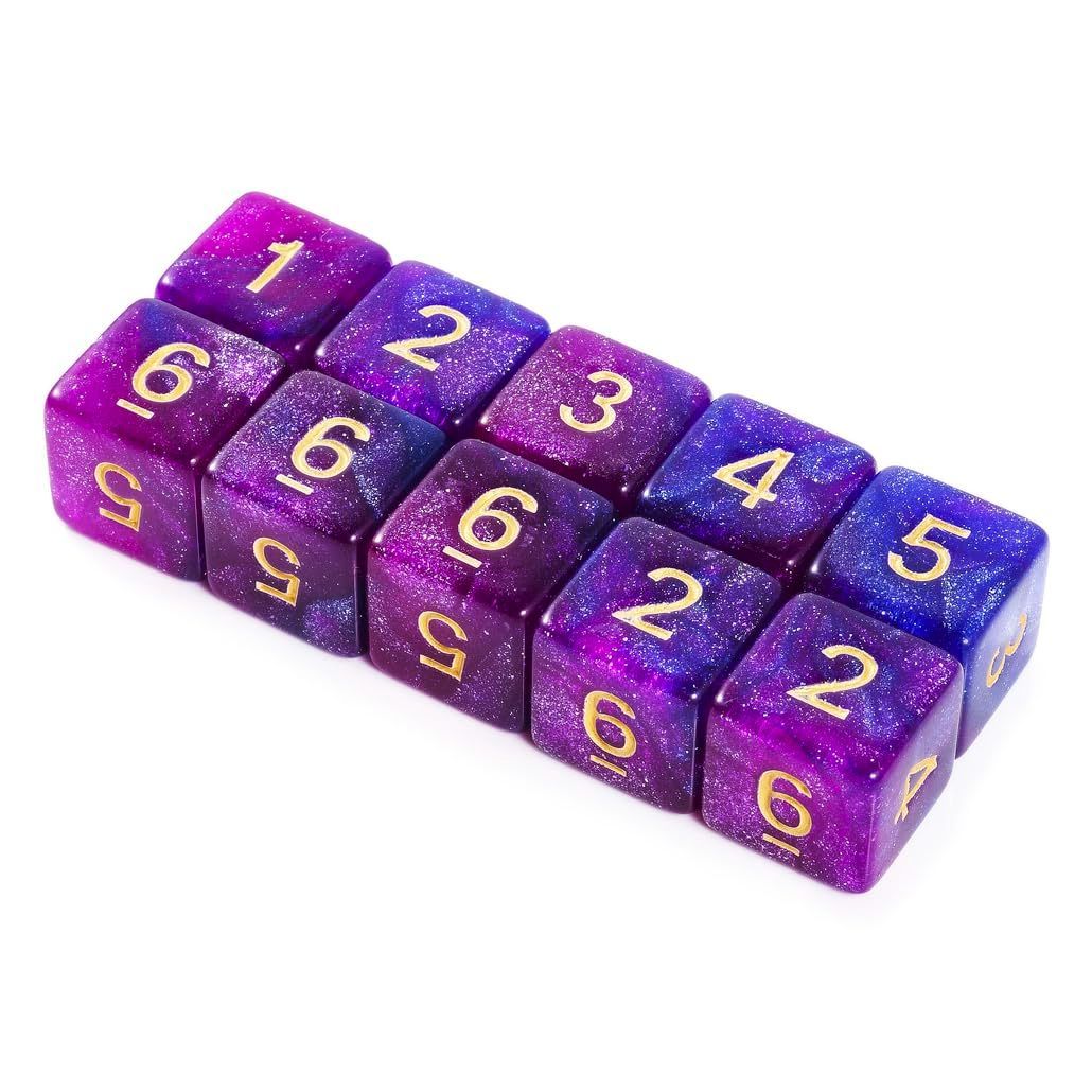 6面ダイス16mm サイコロ Dungeons and (1-6) Dragons D6 DND