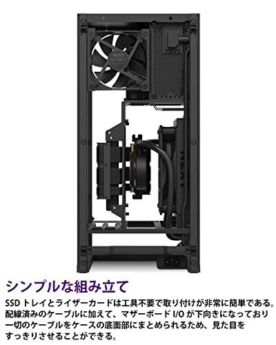 NZXT H1 Version2 PCケース コンパクト WHITE 電源、簡易水冷付属 CS