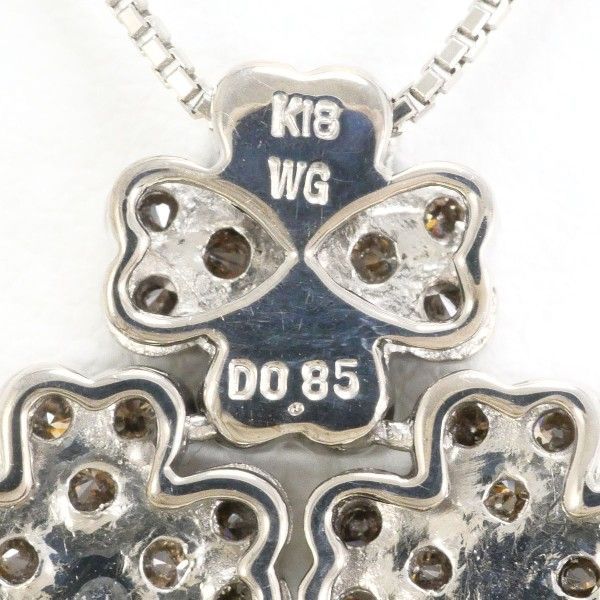 K18WG ネックレス