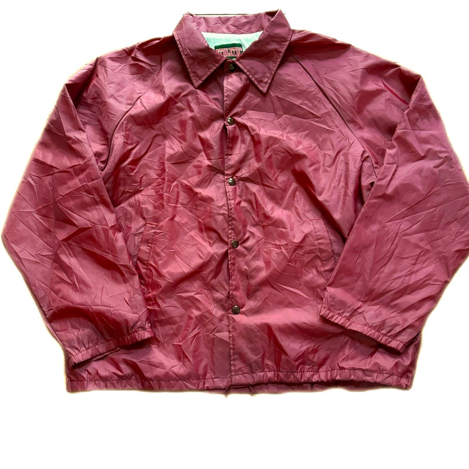 80s】ATHLETIC WORKS コーチジャケット アスレチックワークス ナイロン