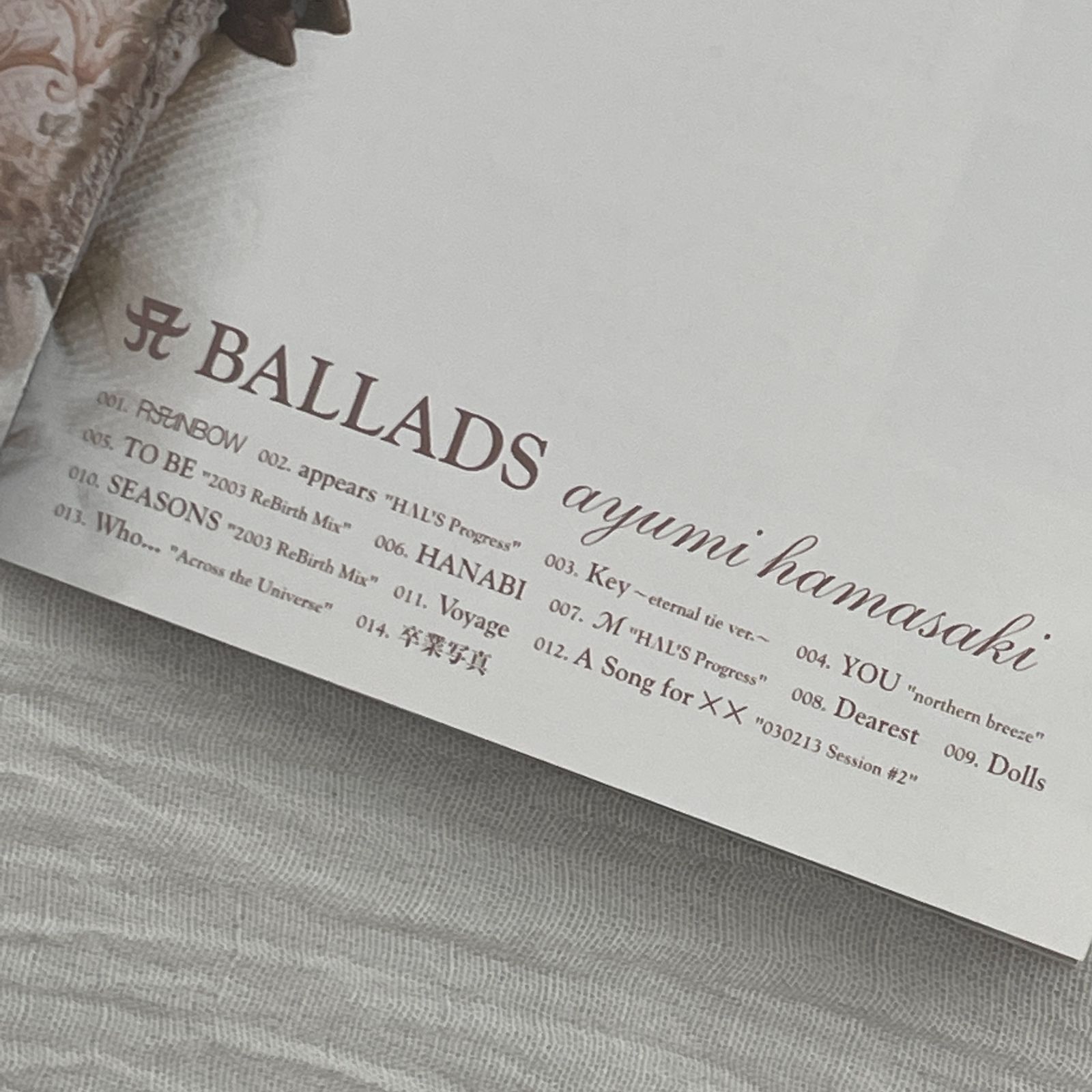 浜崎あゆみ｜A BALLADS（中古CD）｜バラード ベスト - メルカリ