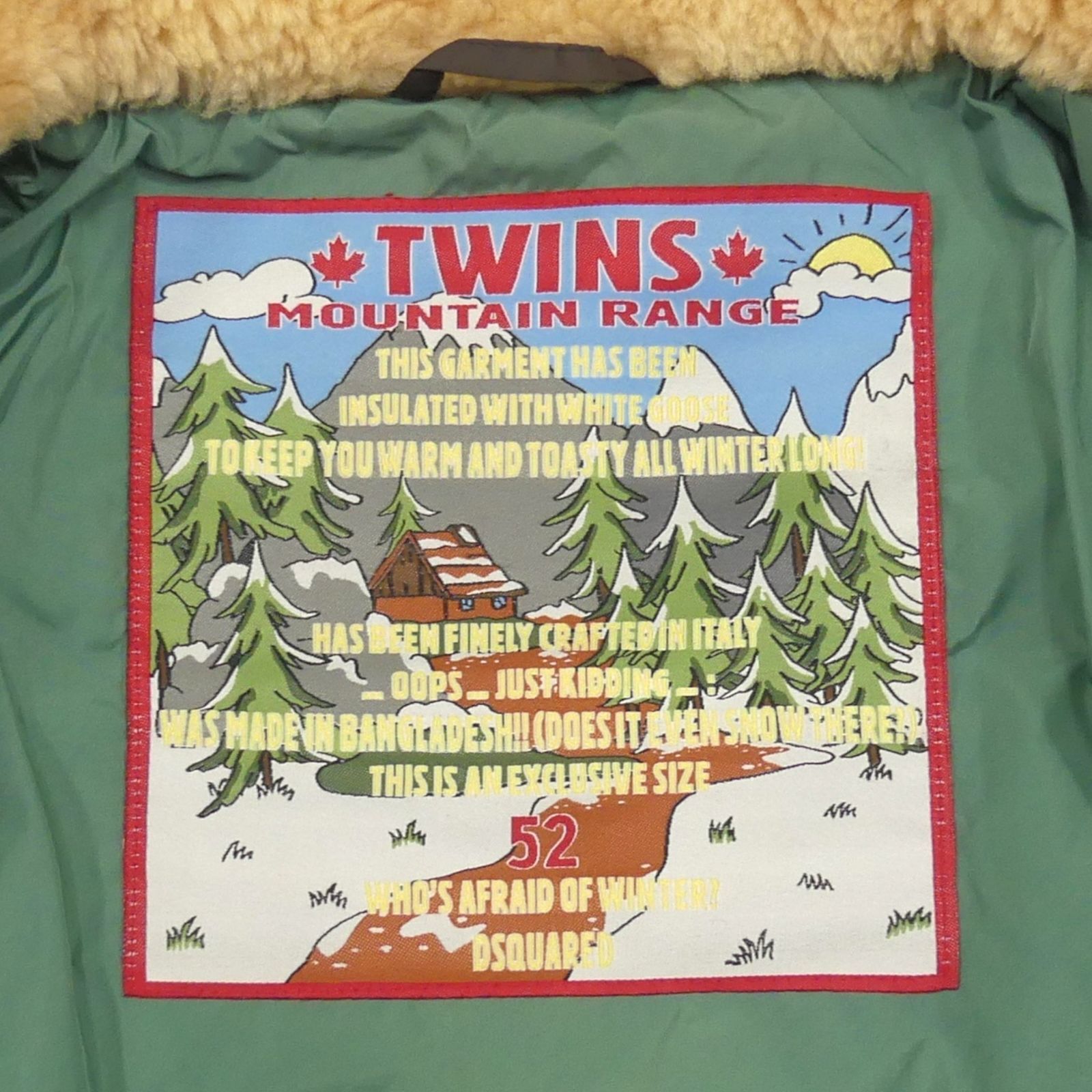 DSQUARED ダウンジャケット フライトジャケット XL ミリタリー 52 DSQUARED ダウンジャケット フライトジャケット XL ミリタリー 52 D