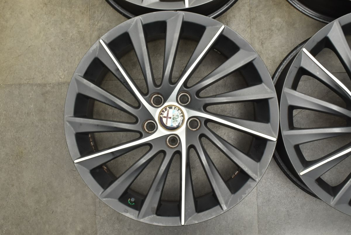 4本購入必須】アルファロメオジュリエッタ18インチ純正アルミホイール