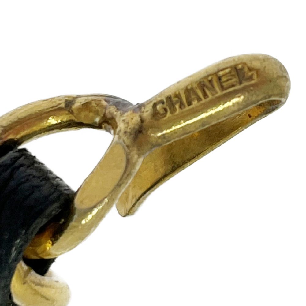 中古】CHANEL シャネル GP レザー ライオンモチーフ チェーンベルト