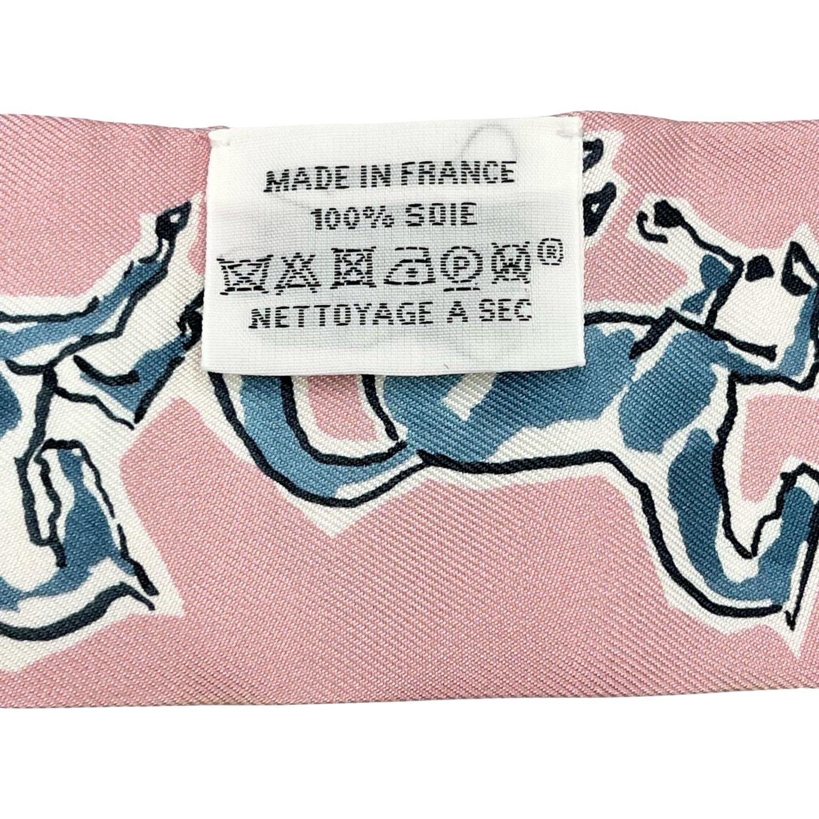☆ エルメス HERMES スカーフ ツイリー 自由の馬 Chevaux En Liberte