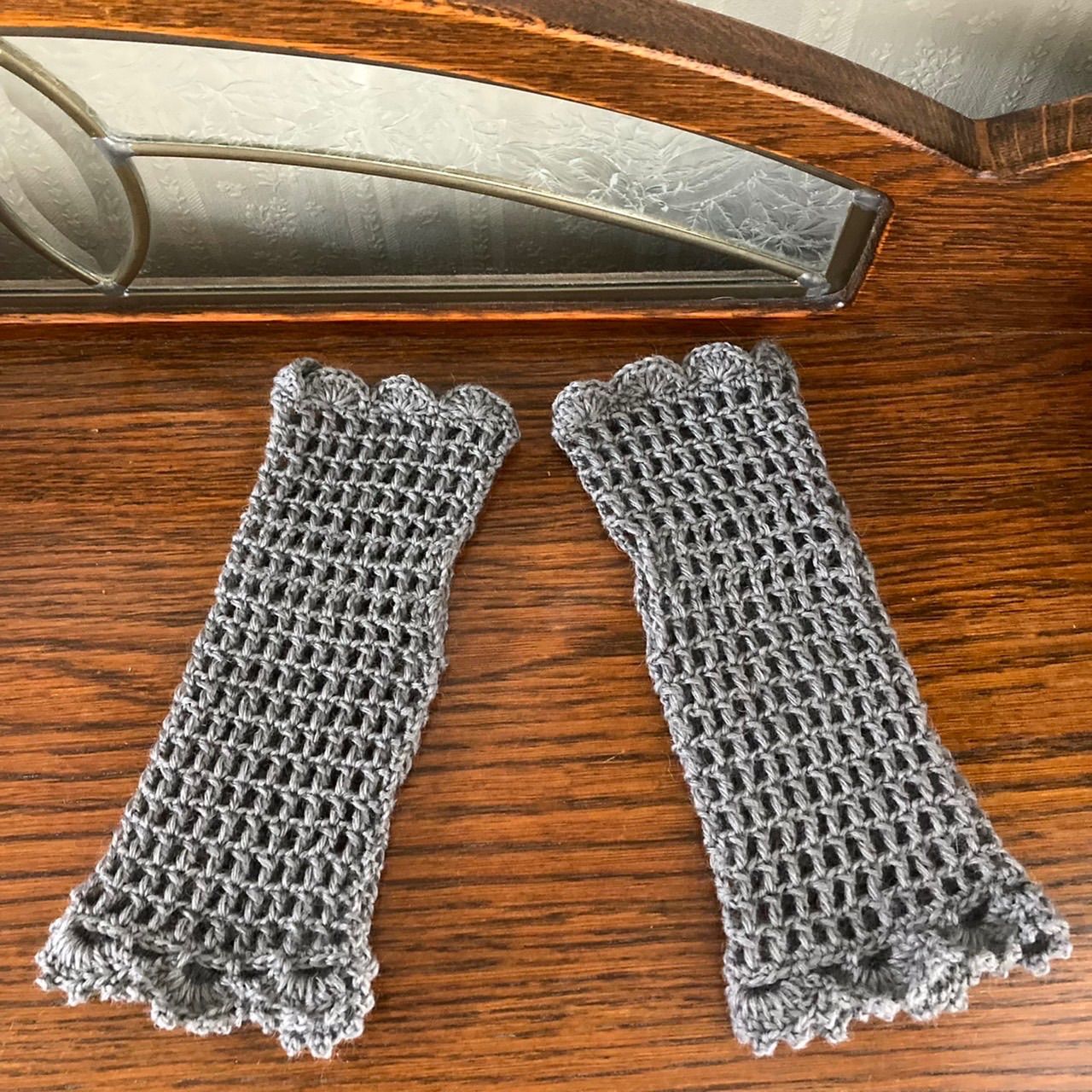 指なしハンドウォーマー 極まる キッズサイズ ハンドメイド 