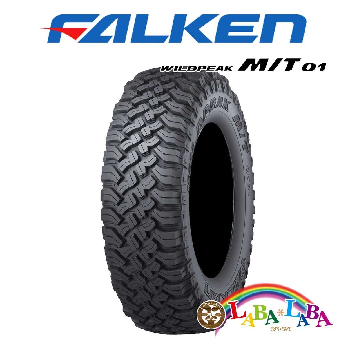 1本のみ 37×12.50R17 124Q ファルケン ワイルドピーク MT01 マッドテレーン SUV 4WD