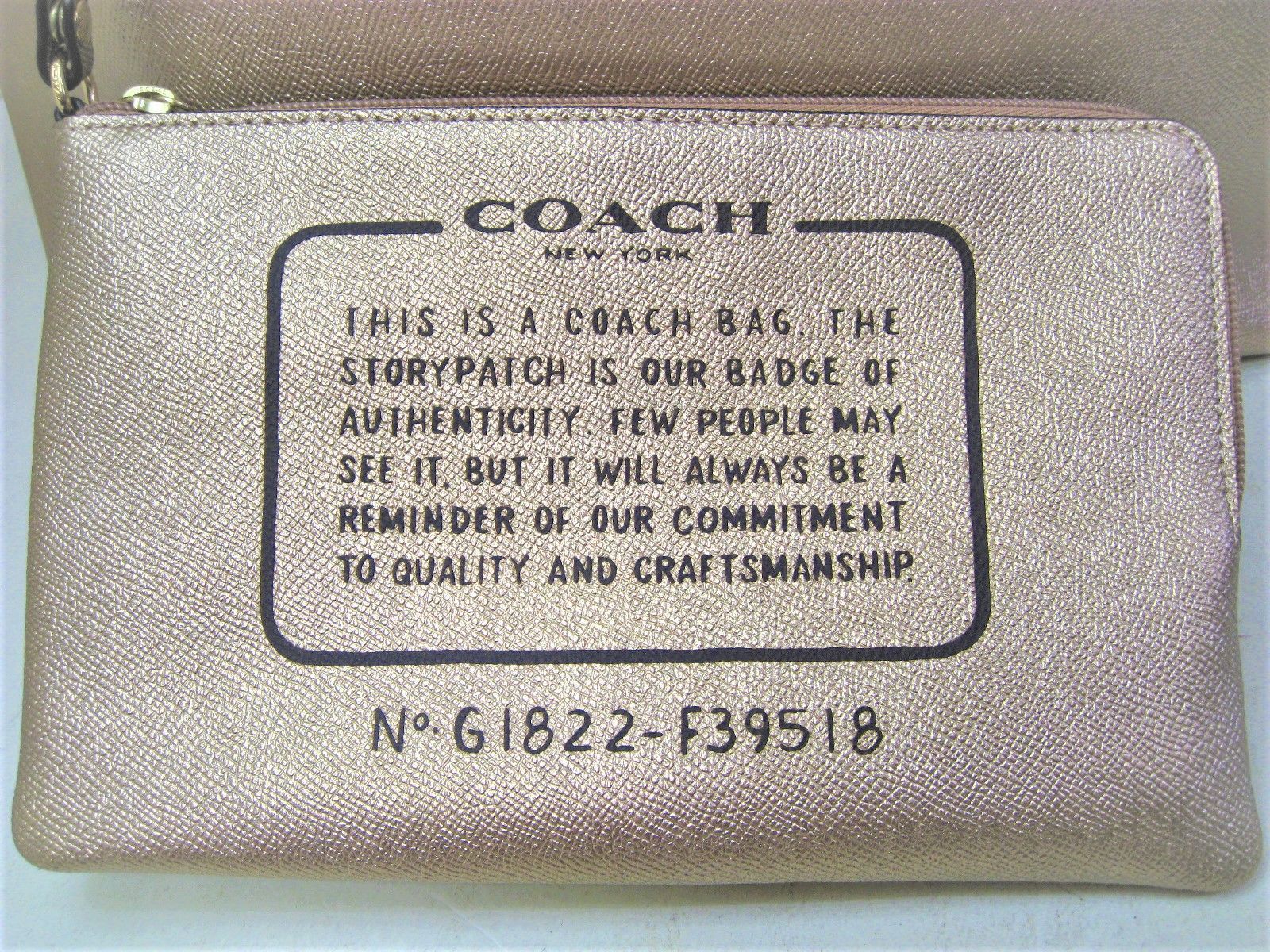 美品 コーチ COACH ファスナー ポーチ付 セミショルダー トートバック