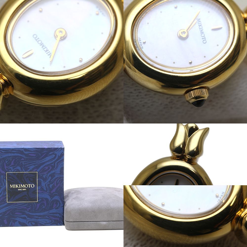 MIKIMOTO ミキモト パールブレスウォッチ NNS－17PF 1E20－3041【中古  