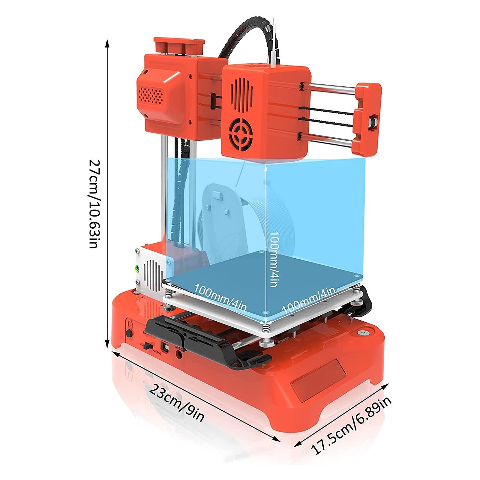 セール中】3Dプリンター 家庭用 3Dプリンタ 本体 金属製 高精度 小型 ミニ3Dプリンター PLA/TPU材料が可能 組立簡単 静音設計  子供/初心者/学生教育に適し 日本語説明書 (X1) (オレンジ) - メルカリ