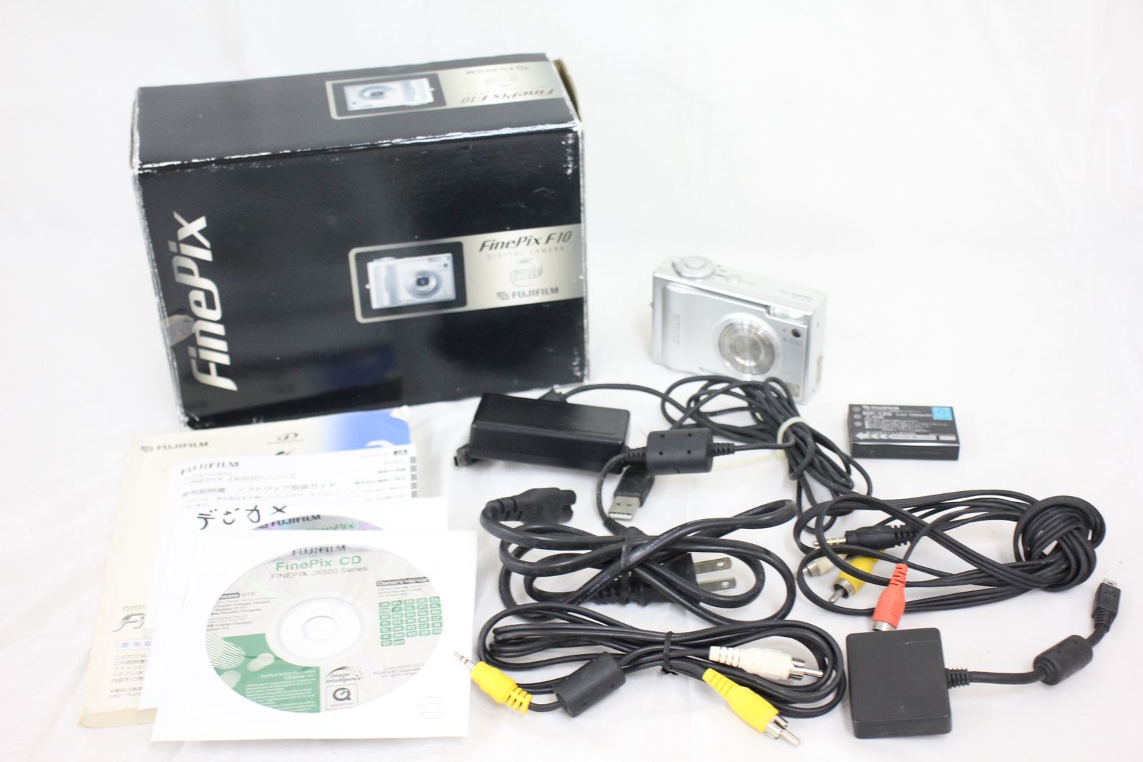 返品保証 元 き フジフィルム Fujifilm Finepix F10 3x バッテリー付き コンパクトデジタルカメラ e401
