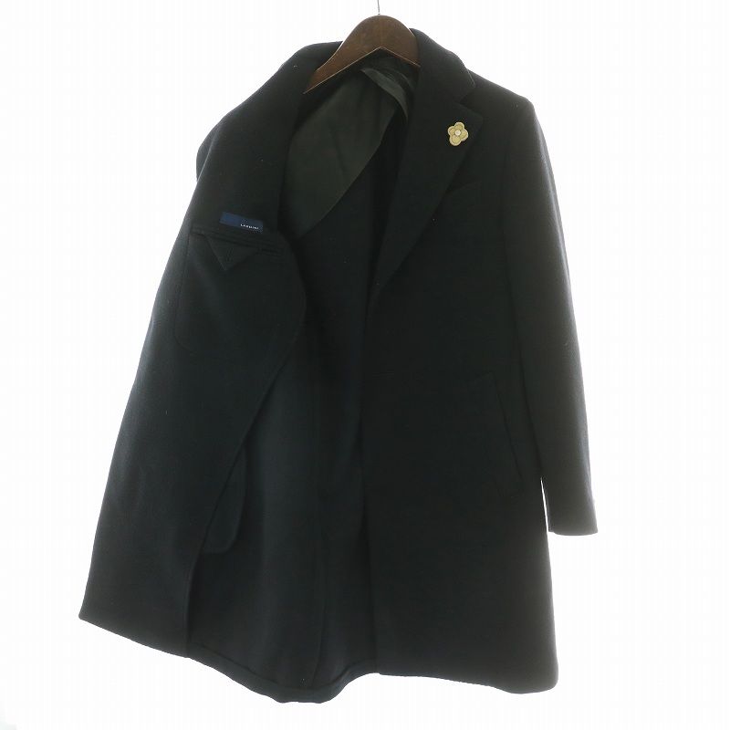 ラルディーニ LARDINI チェスターコート ロング メルトン ウール  