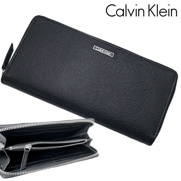 新品】カルバンクライン Calvin Klein 長財布 ラウンド