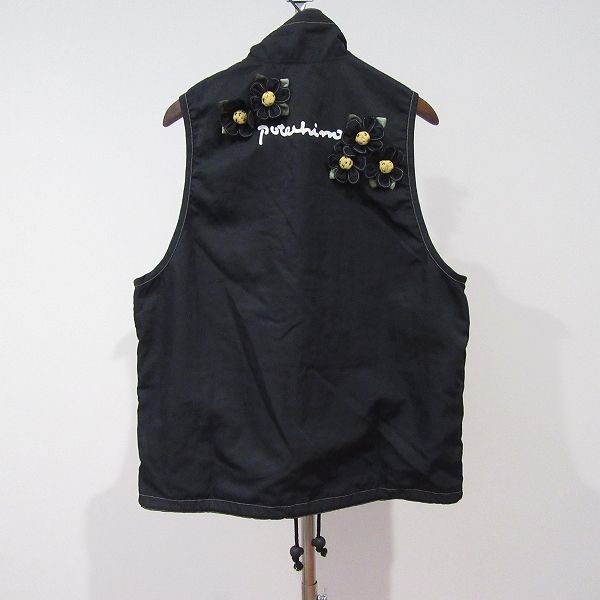 さえらPOTECHINOポテチーノ素敵なブラックフリル付きウールベスト さえらPOTECHINOポテチーノ素敵なブラックフリル付きウールベスト