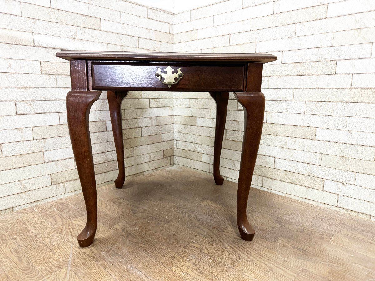 木製コンソールテーブル サイド ナイト チェスト 猫足 収納ヨーロッパ