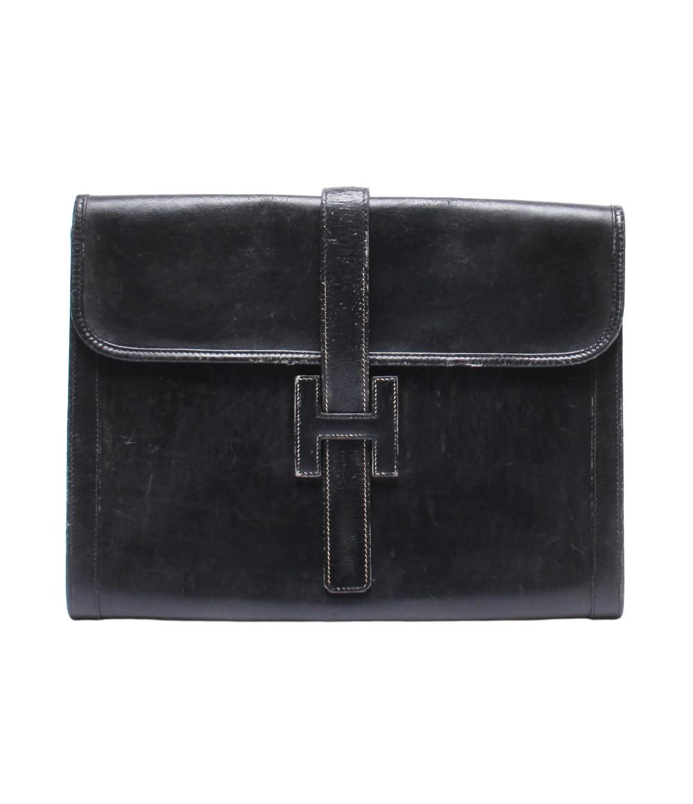 エルメス ビジネスバッグ ブリーフケース ゴールド金具 ジジェGM メンズ HERMES