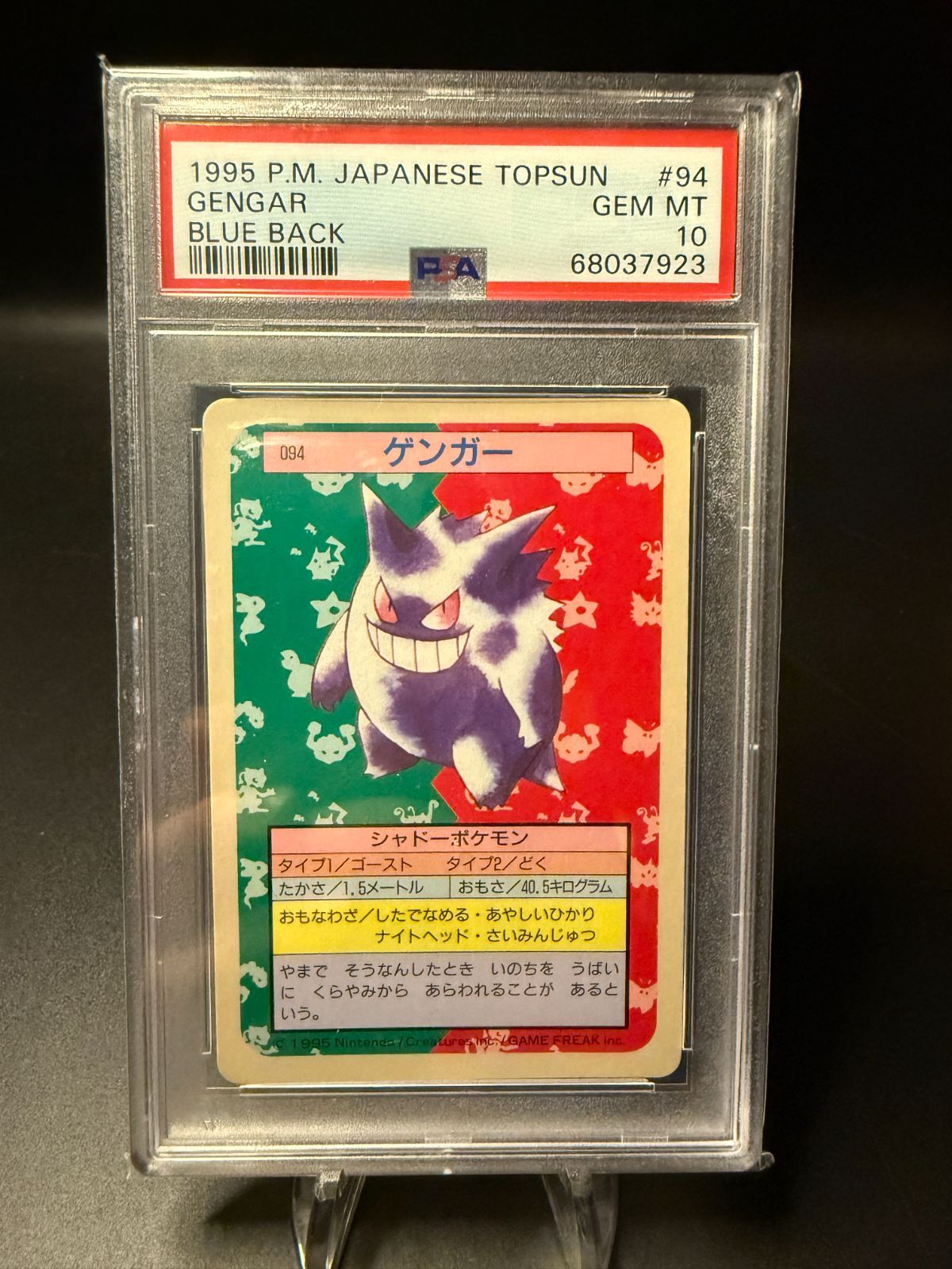 ゲンガートップサン裏青