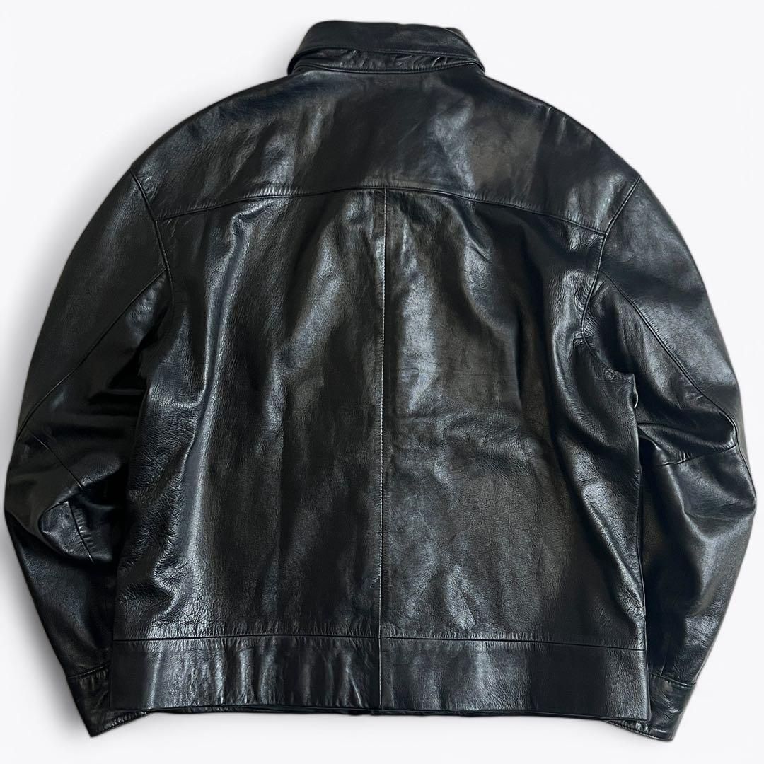 00s BANANA REPUBLIC 2ポケット ラムレザージャケット