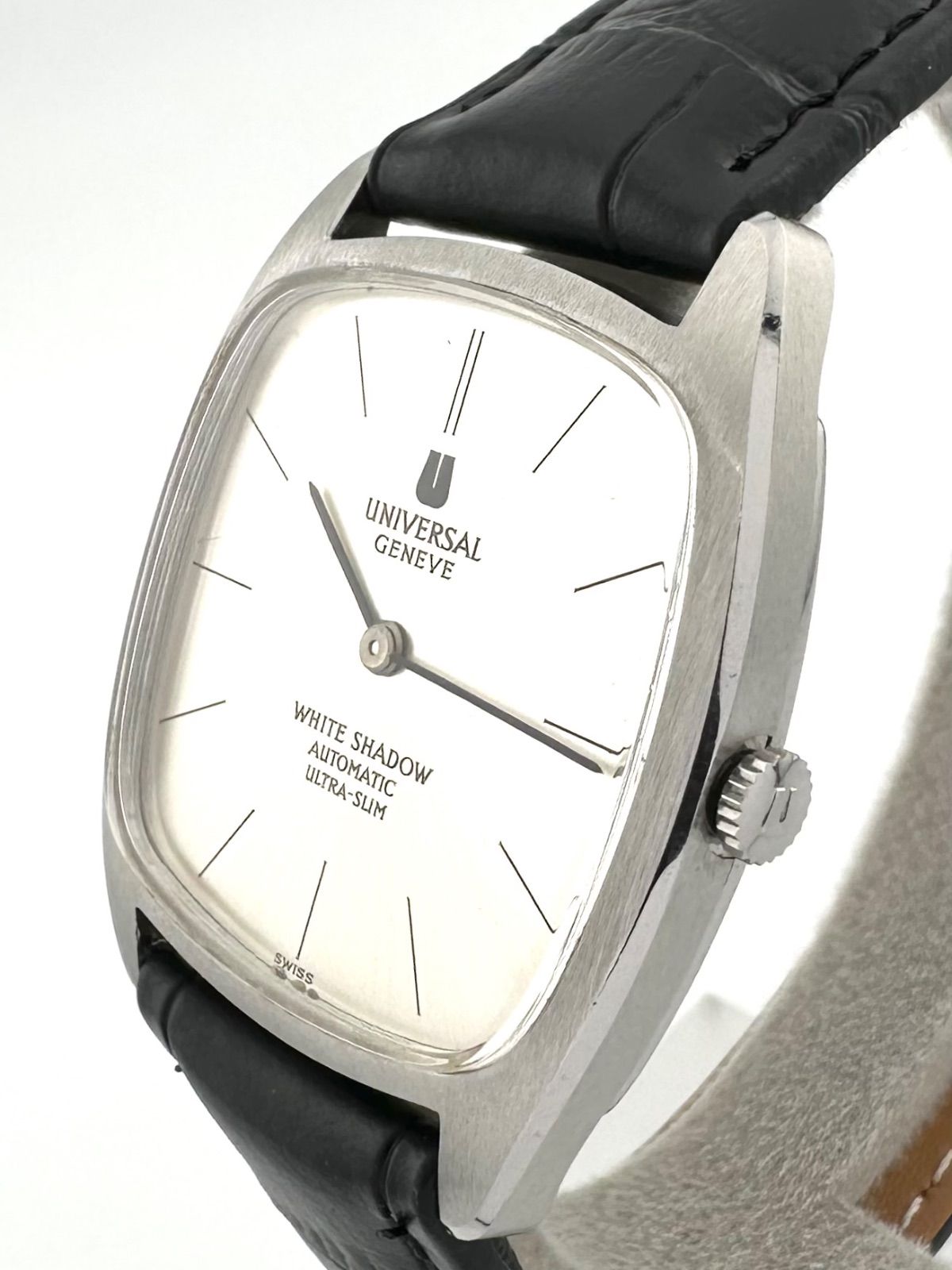UNIVERSAL GENEVE 866105 ホワイトシャドウ ウルトラスリム 自動巻き 