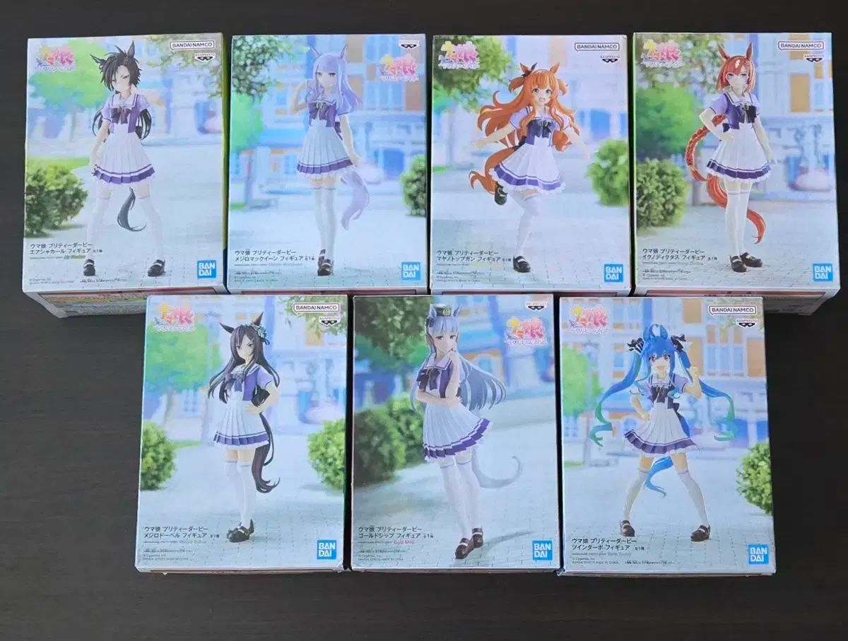 |梱包 ウマ娘 フィギュア 7 種