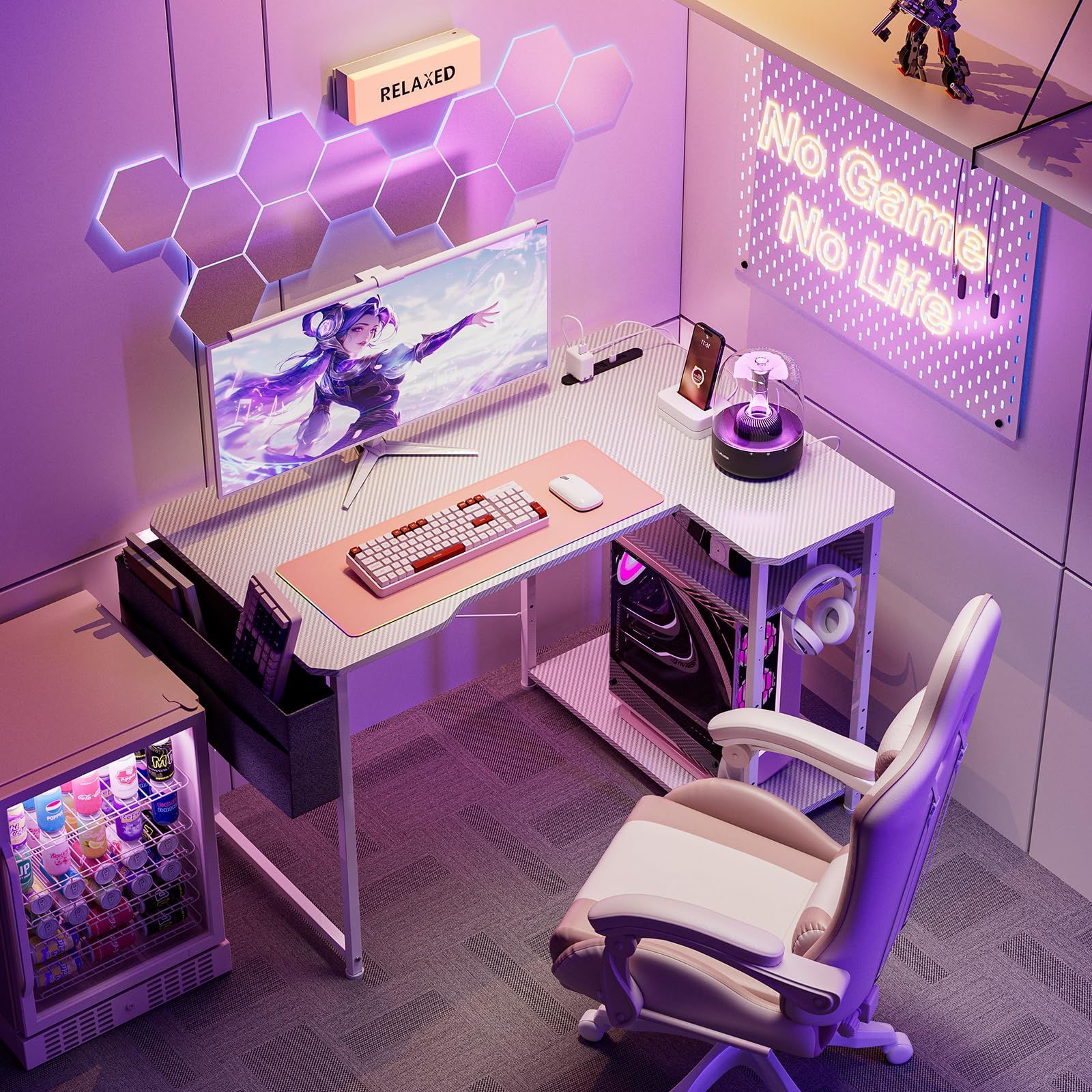 ホワイトカーボン調天板 コンセント付き