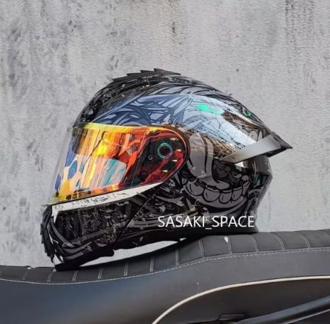 ダブルシールド フリップアップ システム フルフェイスヘルメットMサイズ