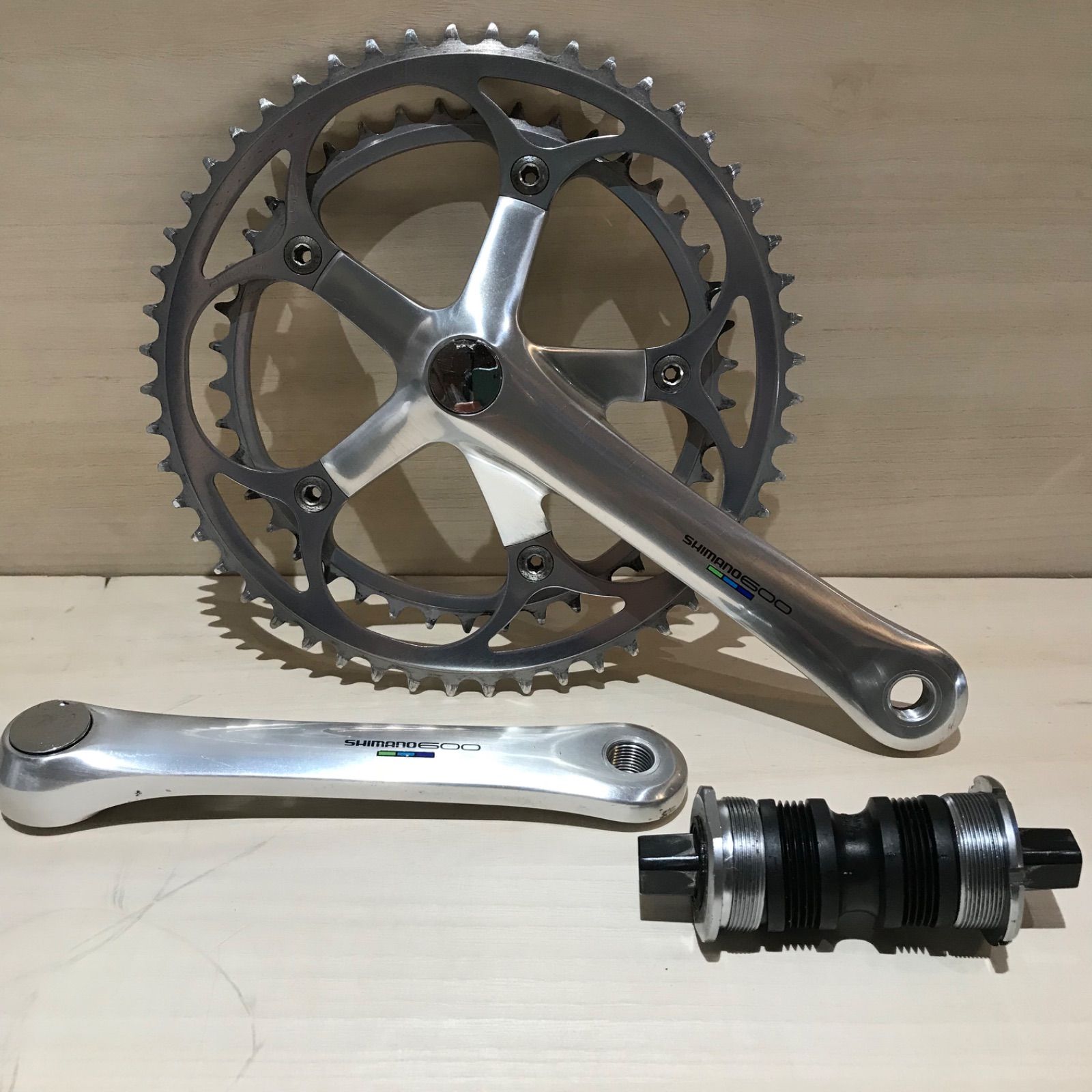 シマノ600 アルテグラ クランクFC6400 BBセット ヴィンテージ USED クランク/BBセット】SHIMANO 600 ULTEGRA FC-6400 BB-6400
