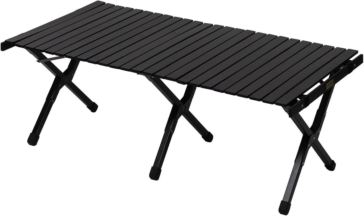 Hilander ハイランダー ウッドロールテーブルX Black Edition キャンプテーブル アウトドア 120 ブラック