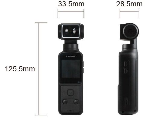 6軸ジャイロ搭載ポケットカメラ