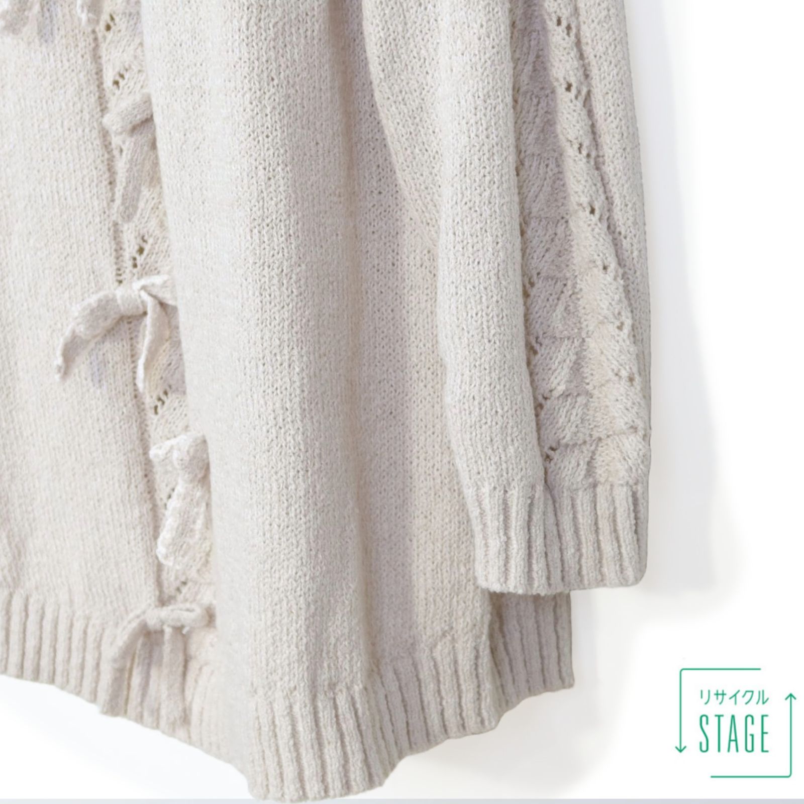 美品！】ピンクハウス☆可愛いリボンモチーフ♪リボン付きニット  