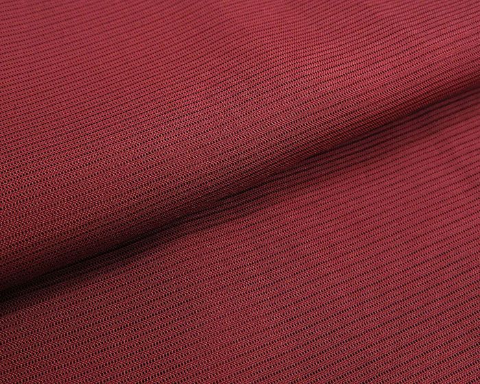 【未使用】夏用 身丈158.5 裄丈64cm 夏物 絽色無地 ポリエステル ボルドー 身丈158.5cm 裄丈64cm 夏