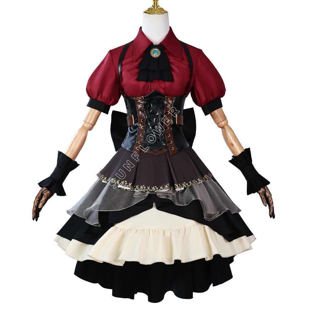 新品 BanG Dream! Ave Mujica コスプレ衣装 豊川祥子 若葉睦