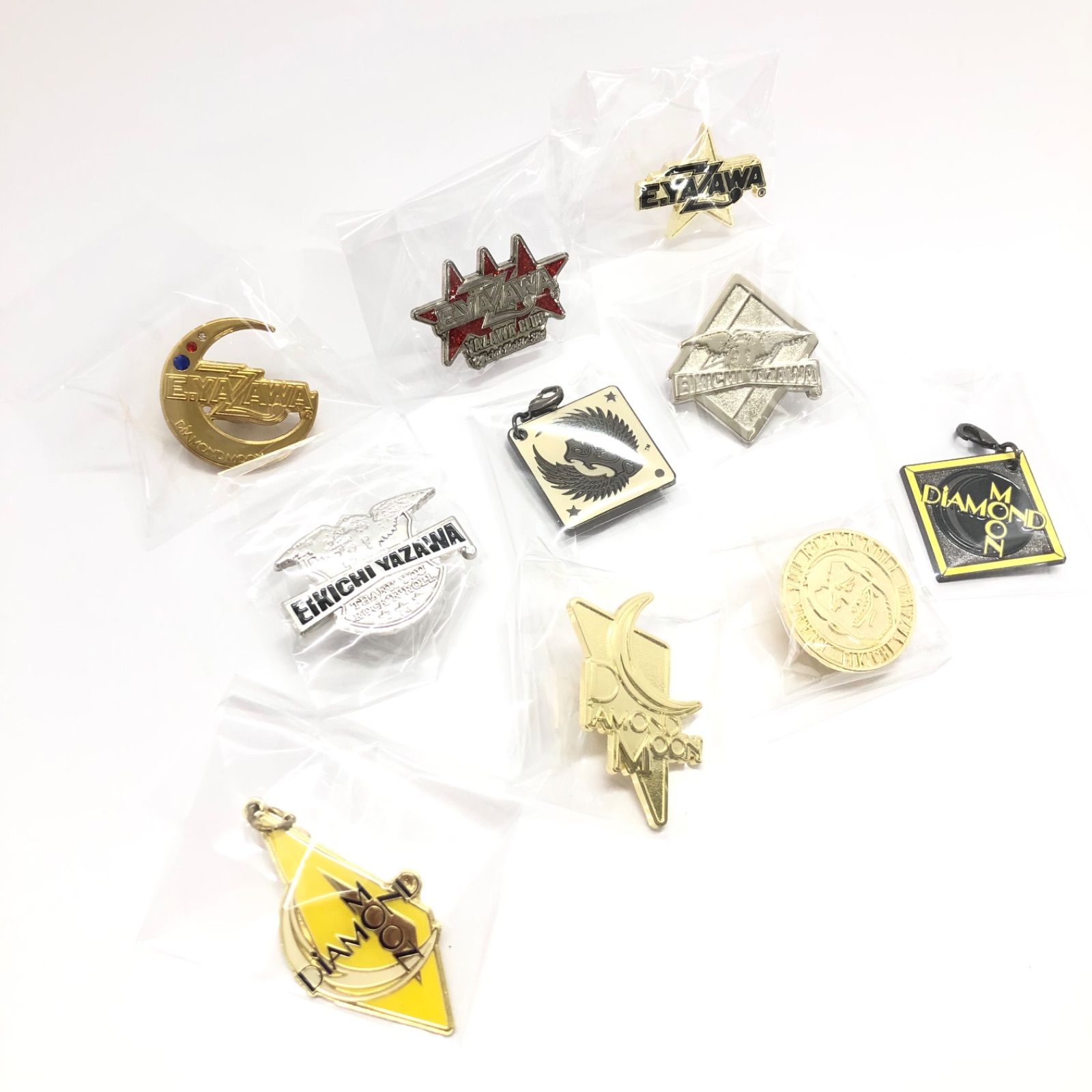 矢沢永吉 ピンバッジ10個セット（矢沢永吉ピンバッチ