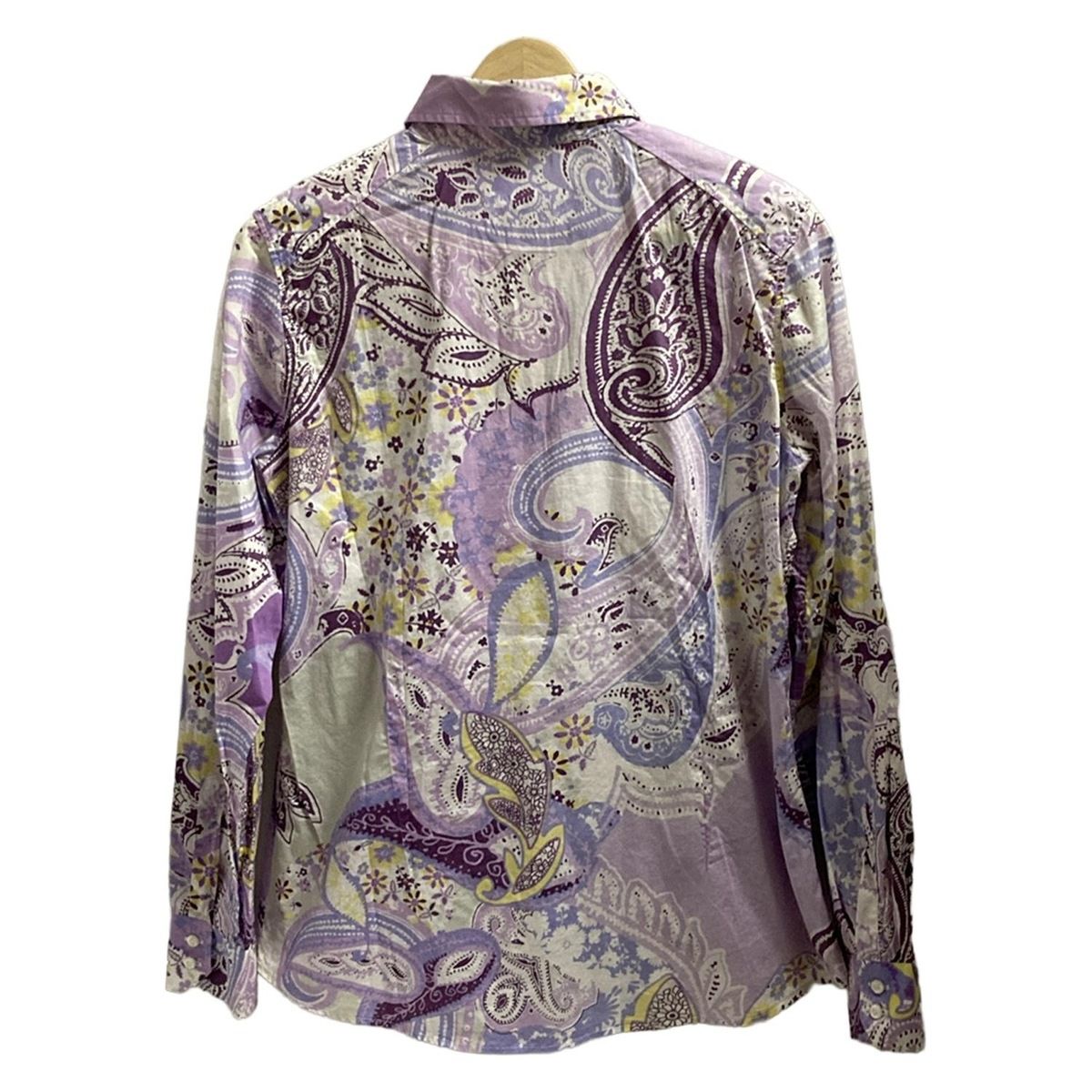 ETRO　エトロ　長袖シャツ　ブラウス　レディース　サイズ42　ペイズリー柄 ETRO - 未使用 エトロ ETRO シャツ ブラウス ロングスリーブ 総