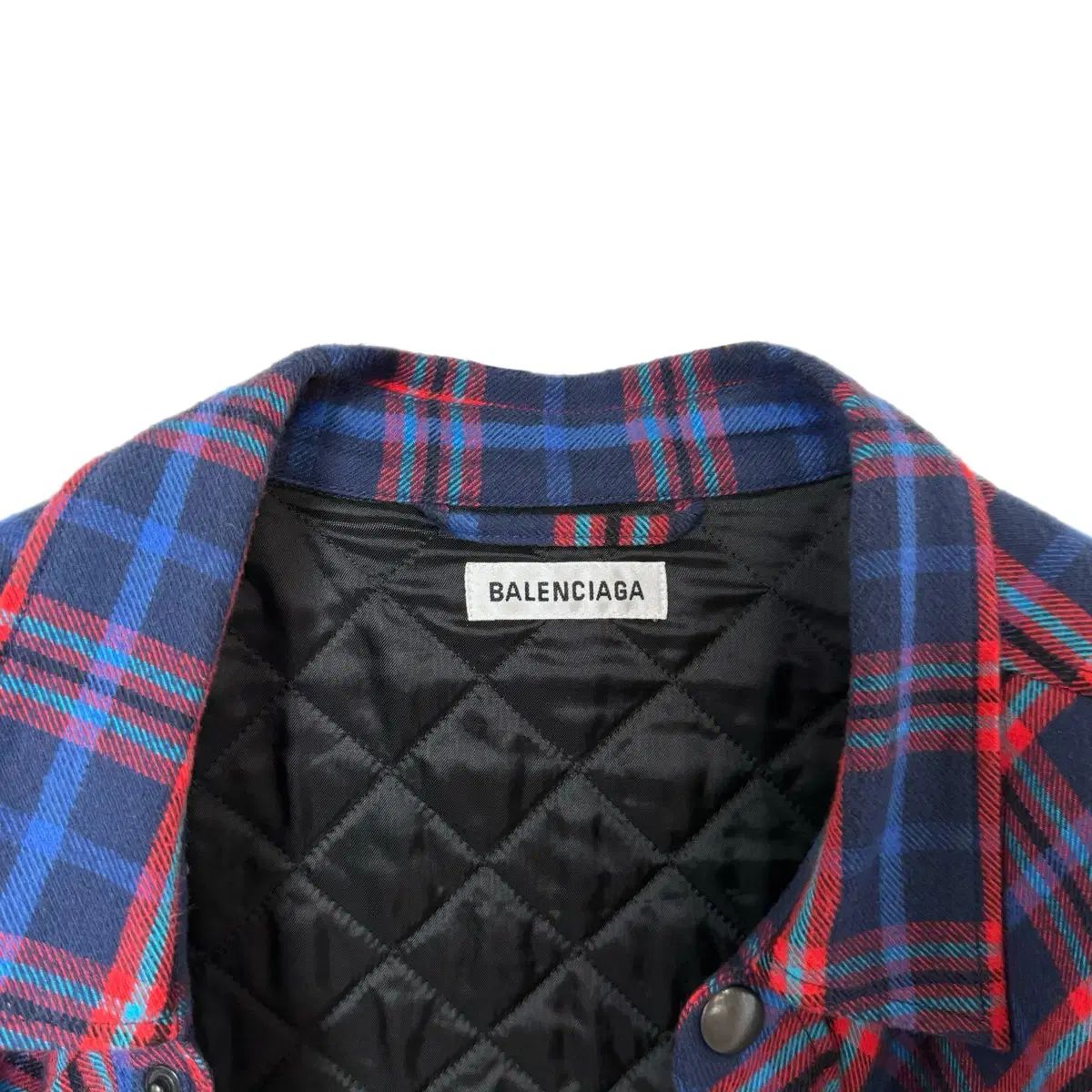 正規品 BALENCIAGA(バレンシアガ) チェック フランネル スイング