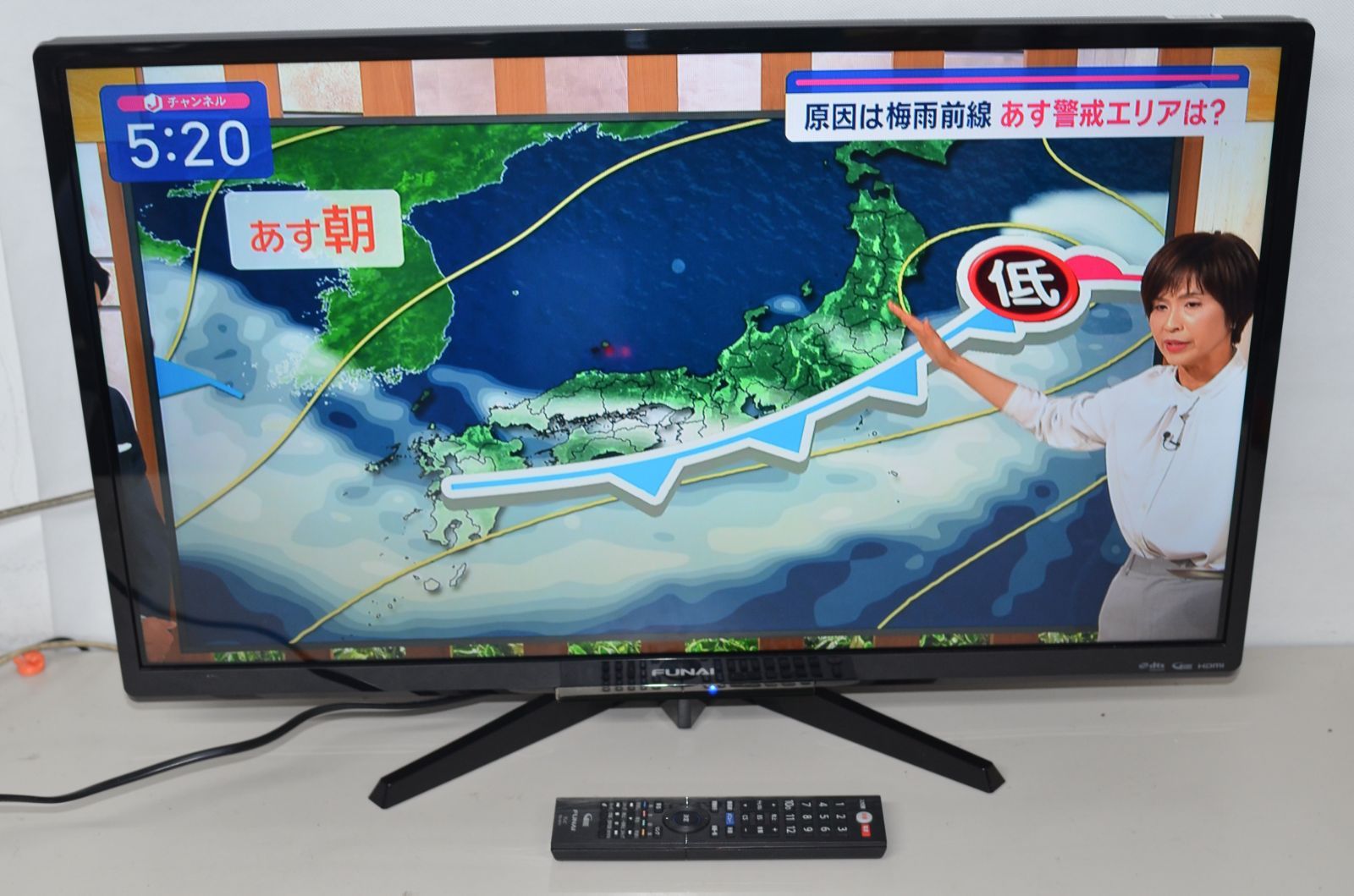 中古良品 2018年製 FUNAI 32V型 ハイビジョン液晶テレビ FL-32H2010 確認済