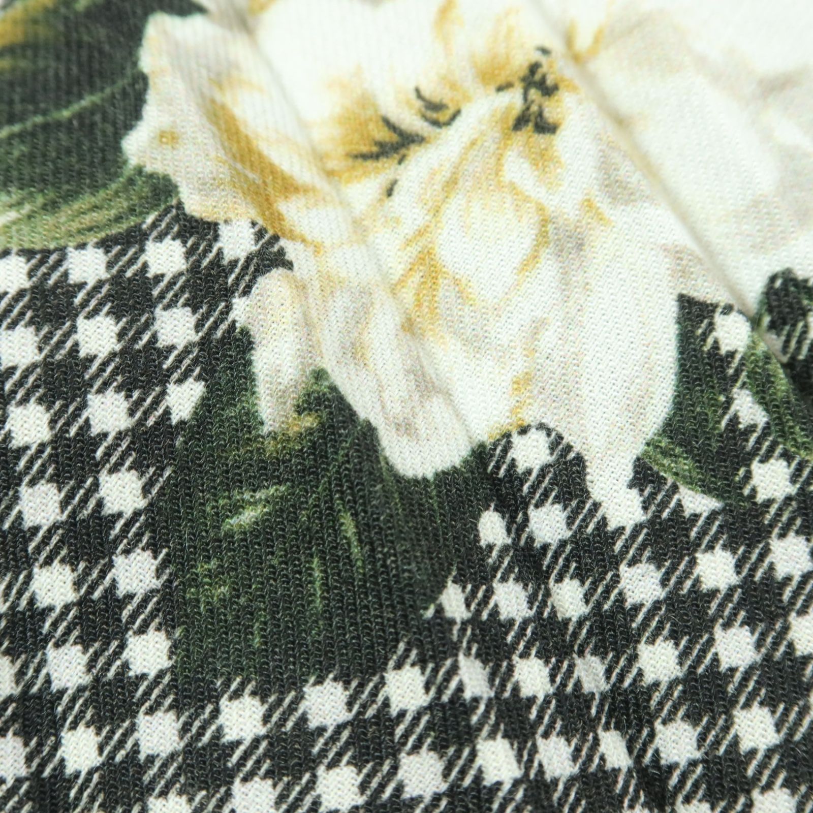 美品】インゲボルグ☆カメリア&チェックpt♪プリーツスカート サイズ4