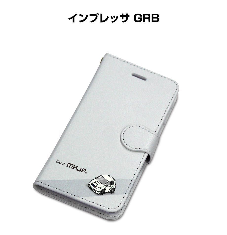手帳型スマホケース スバル インプレッサ GRB