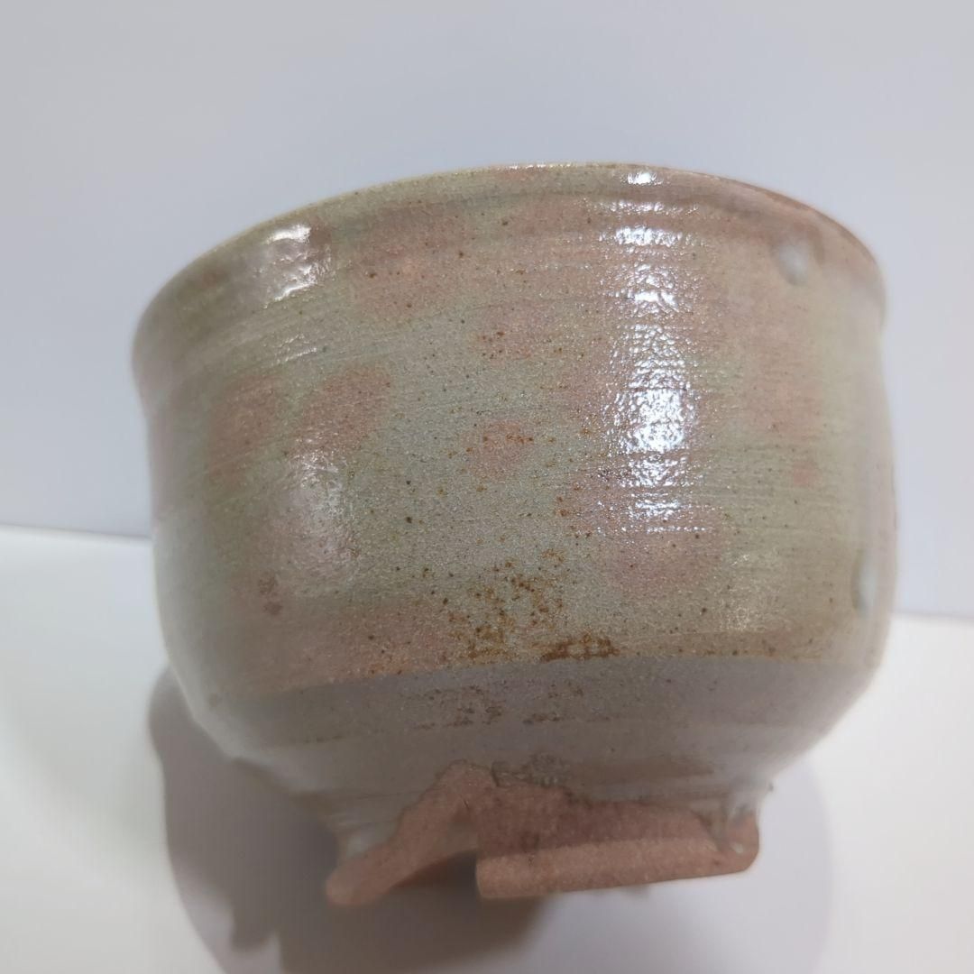 茶碗 桃山窯 林英仁造 鳥 酉絵 御本手茶碗 抹茶碗 茶道具 陶印あり
