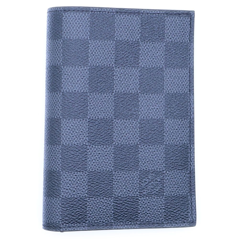 LOUIS VUITTON ルイヴィトン ダミエグラフィット クーヴェルテュールパスポールジップ パスポートカバー ケース ブックカバー 手帳カバー ブラック N64411