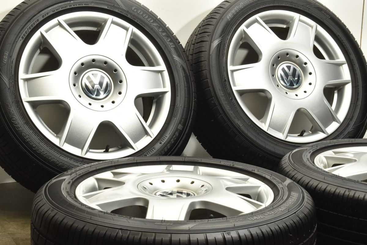 バリ溝】フォルクスワーゲン 純正 16in 6.5J +42 PCD100