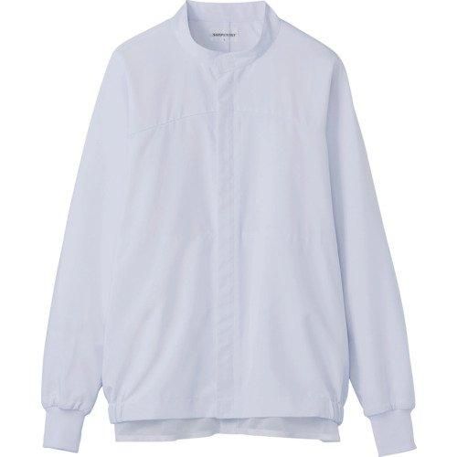 2営業日で発送 サンペックス クールフリーデ男女兼用長袖ジャンパー ホワイト L CD652-L 1着