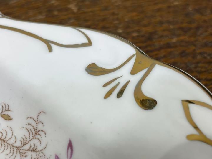 希少！ ROYAL ALBERT Lavender Rose サンドイッチプレート 耳