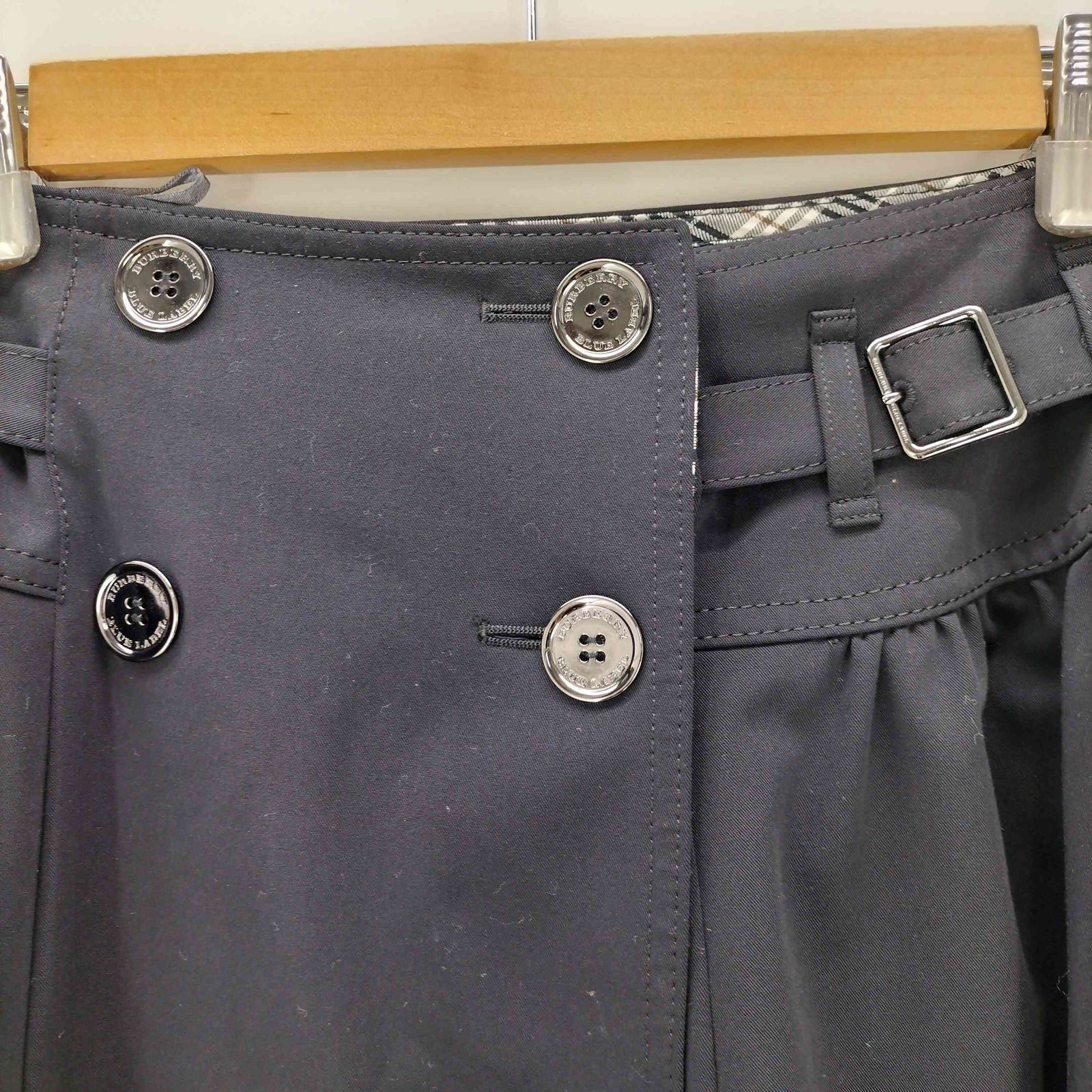 バーバリーブルーレーベル BURBERRY BLUE LABEL サイド バックル