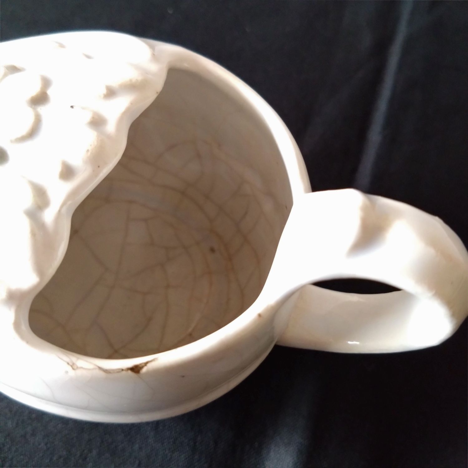 フランス サルグミンヌ 吸い飲み器 刻印あり 16.5cm 古道具坂田
