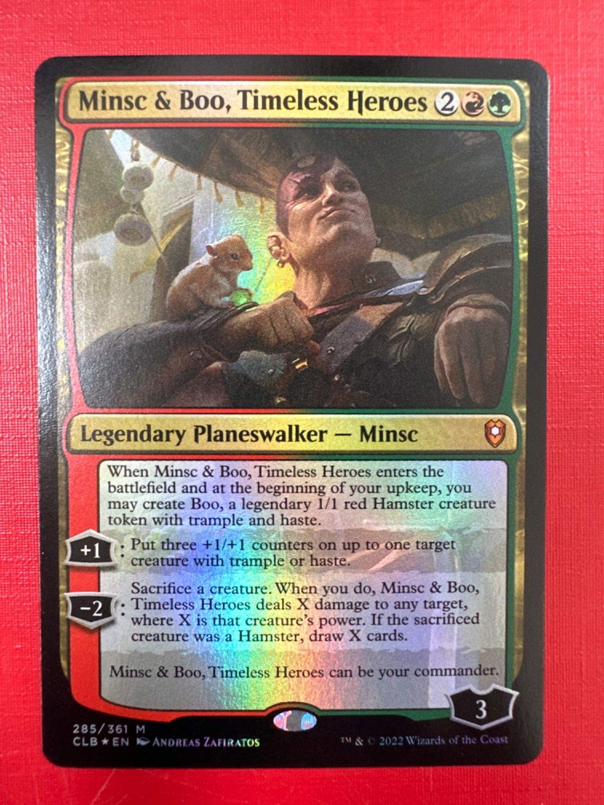 MTG 時を超えた英雄、ミンスクとブー foil (CLB EN) - メルカリ