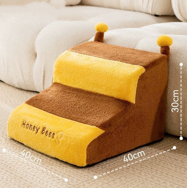 ペットステップ ドッグステップ 二段 ペット用 踏み台 高齢犬 ステップ マット コンパクト 軽量 滑り止め スロープ 犬用階段 段差 wMew433