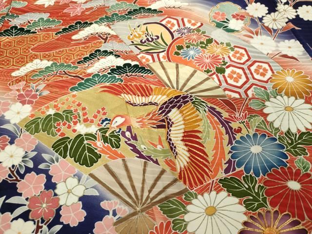 豪華振袖 駒刺繍